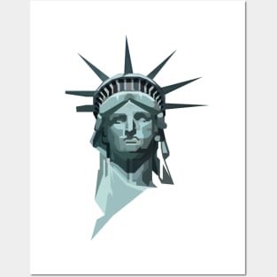 Head of Liberty Posters and Art